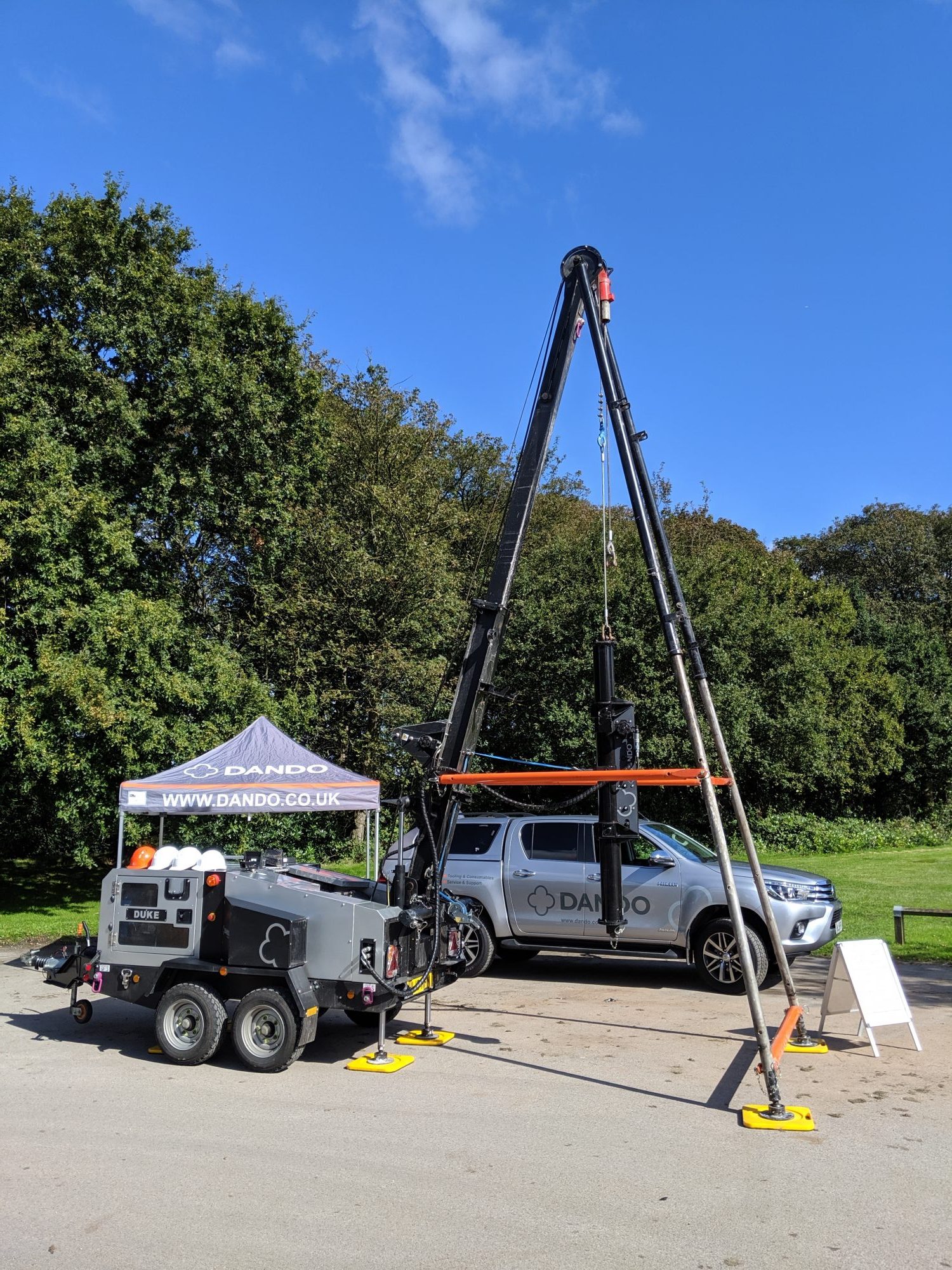 Dando Duke Cable Percussion Drilling Rig Dando Drilling